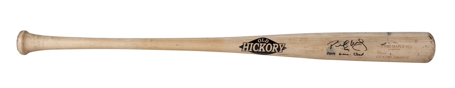 2014 Paul Goldschmidt Game Used and Signed Old Hickory Bat (PSA/DNA, MLB Authenticated)